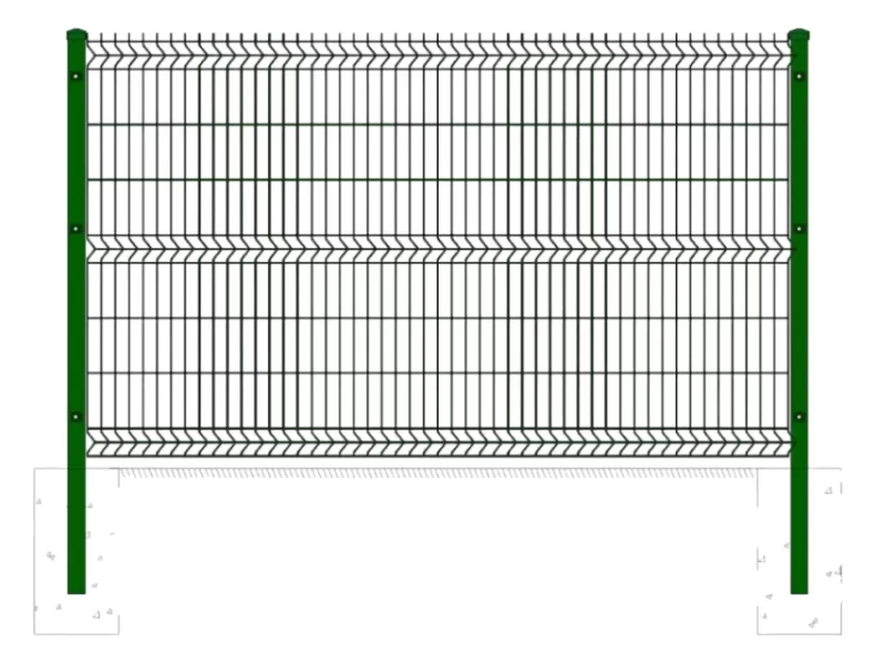 V Mesh Wire Fence